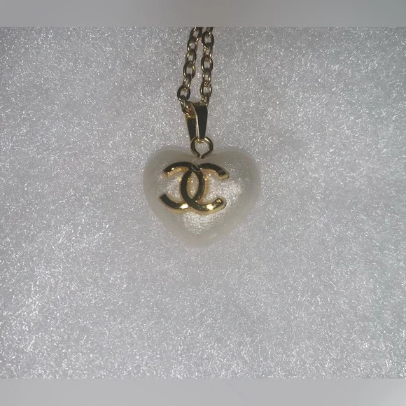 Chanel Heart Charm Pendant Necklace - Picture 2 of 3